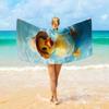 1 Stück Lustiges Gelbes Entenmuster Strandtuch Schnelltrocknend Badetuch Weiche Saugfähige Reise Decke Für Männer Frauen Sommerurlaub Outdoor