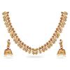 Necklace Set Gold Plated Floral Design Jewellery Gift for Women & Girls