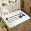 Fashion C-Commodore 64 Floor Mat Soft Thickened Absorbent Non-Slip Bedroom Living Room Door Mat Home Decor Flannel Rugs
