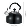 2.5L Stainless Steel Whistling Kettle with Folding Handle Modern Cookware Tea Maker for Indoor BBQ Fishing Camping Hiking