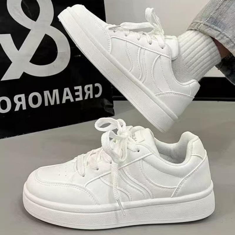 

Retro women s new breathable thick-soled versatile niche casual dad sports shoes 40 белый