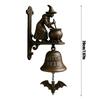 Dinner Bell Outdoor Witch Shape Welcome Doorbell Vintage Farmhouse Doorbell For Front Door Garden Sheds Cottage Retreats