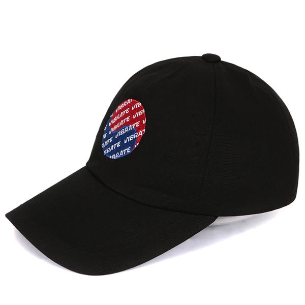 VIBRATE Korean Flag Logo Ball Cap (Black)
