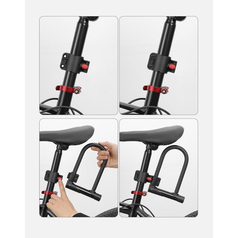 Portable Bicycle U-Lock Anti-theft Lock Anti-Hydraulic Shear MTB Riding Gear Bike Lock