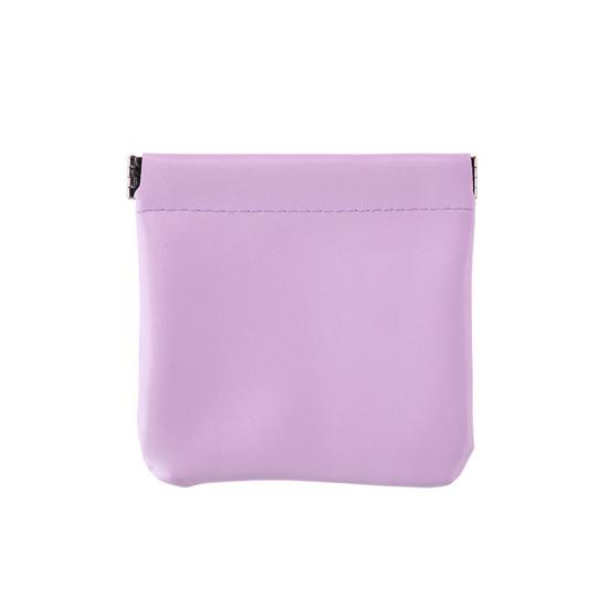 

Сумка для хранения, легкая сумка для макияжа из искусственной кожи, прочная стильная портативная сумка для хранения для домашних путешествий M фиолетовый