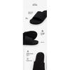 Indosol Essential Slide   Black Slipper