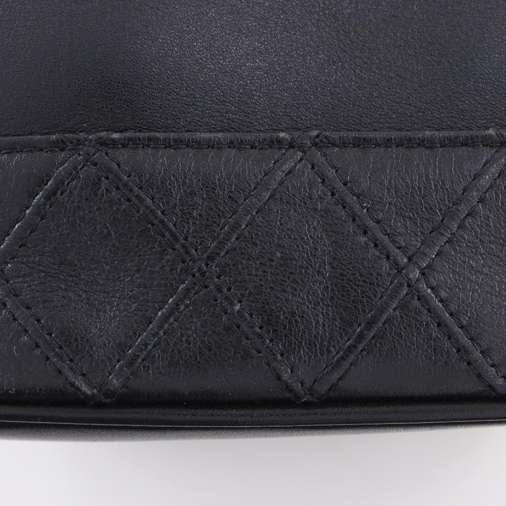 CHANEL Vanity Vanity A01619 Bicolole vintage black Calfskin Women Used