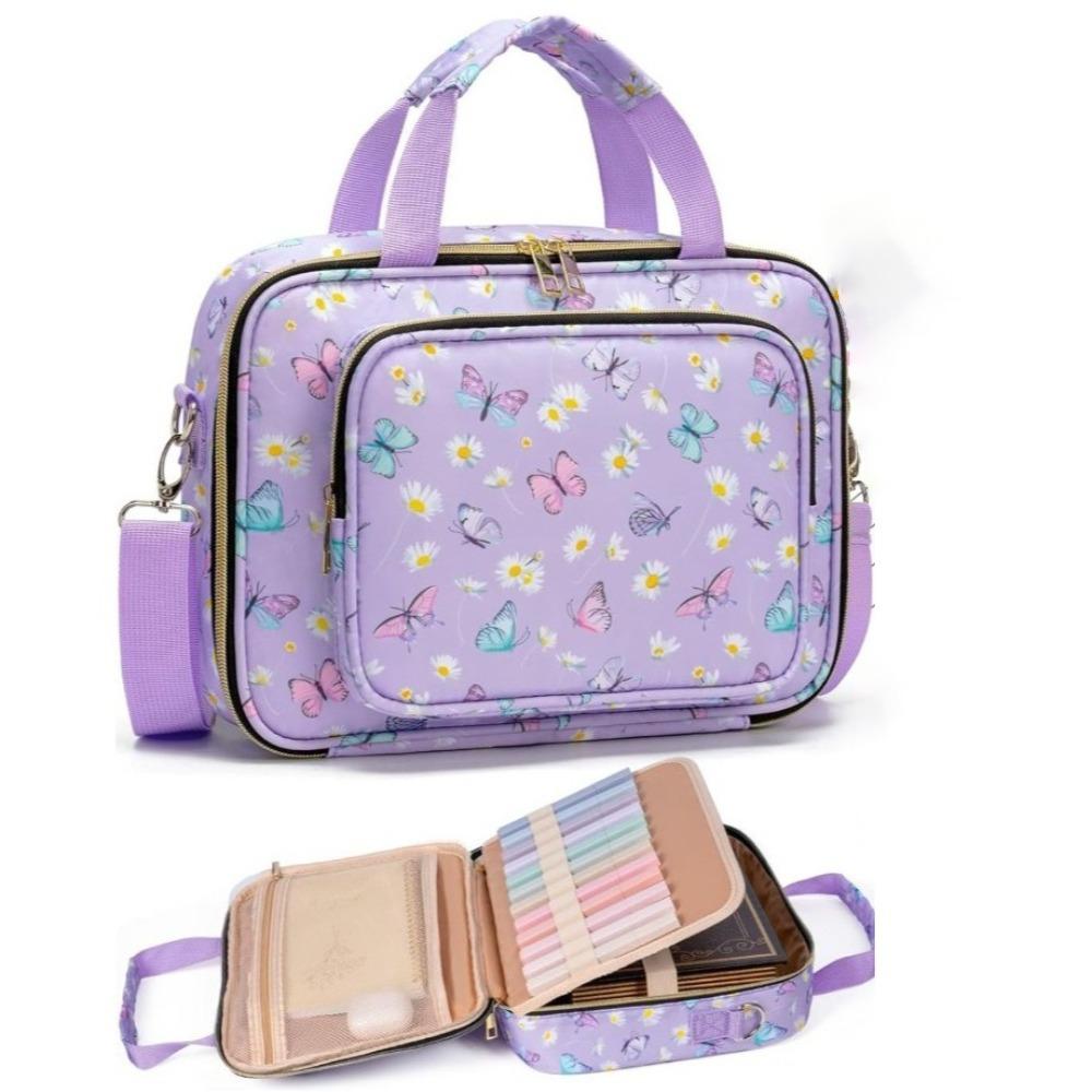 

Портативна сумка для зберігання книг для читання Багатофункціональна сумка для Біблії Гаряча сумка Аксесуари для вивчення Біблії фіолетовий