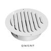 Round Ducting Air Ventilation Cover Wall Vent Cover Stainless Steel Air Outlet Vent with Builted-in Mesh Easy To Install