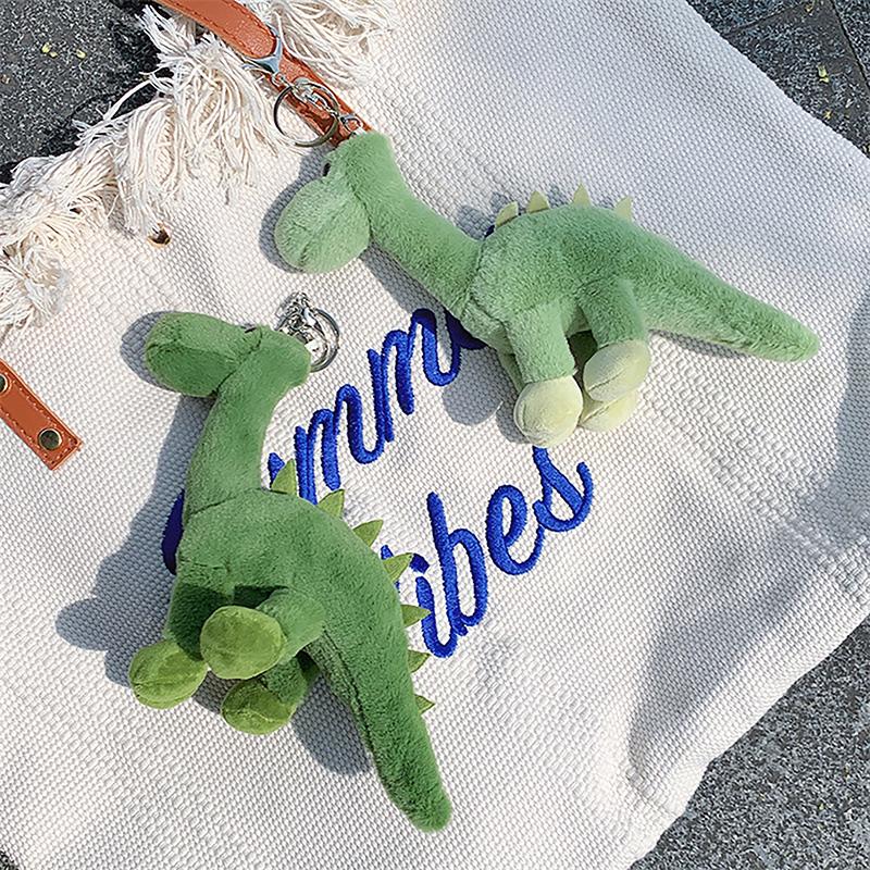 

Мультяшный маленький динозавр, плюшевый брелок, подвеска, мягкие милые куклы, сумка, подвески светло-зеленый