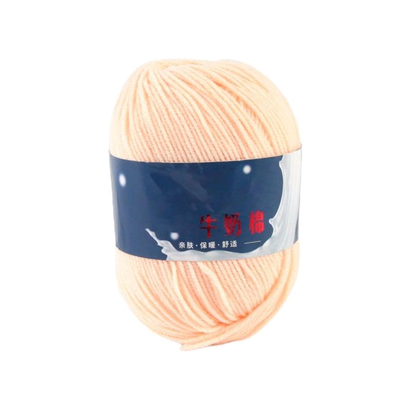DIY Knitting Yarn Cotton Yarn Cream Hand Washable Knitted Yarn Easy To Store