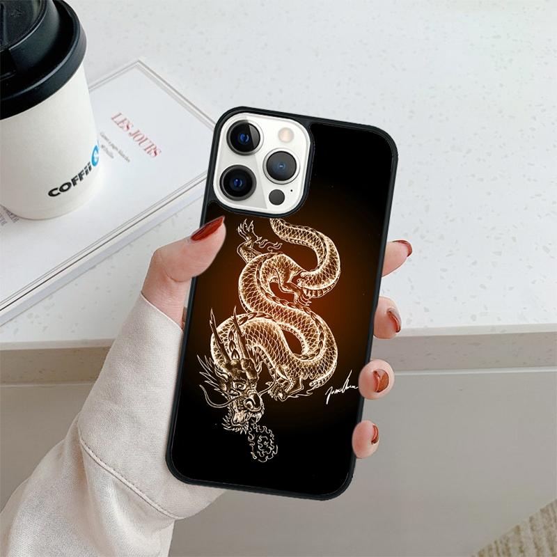 Legendary Chinese Dragon Phone Case For iPhone 17 Air 16 pro max 15 14 plus 12 13 Shell Cover coque