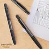 Pentonic 0.7mm Retractable Gel Pens Black Ink Pack of 1 X 10pcs Smooth Quick Dry Writing Pens for Office School and Daily Use