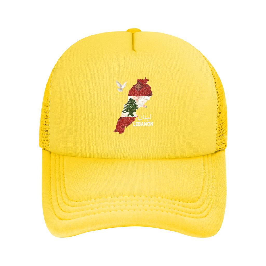 Lebanon Flag Map Beirut Cedar Tree Lebanese Casquette Unisex Outdoor Hats Adjustable Snapback Hat New Baseball Caps