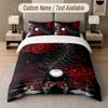 Tokyo Ghoul 3Pcs Bedding Set, Personalized Custom Name Text, 1 Duvet Cover & 2 Pillowcases For Bedroom
