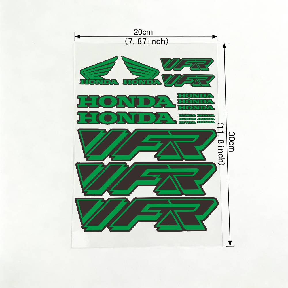 For HONDA VFR 18 colors Reflective motorcycle stickers, 3M safety warning at night in the dark scooter helmets