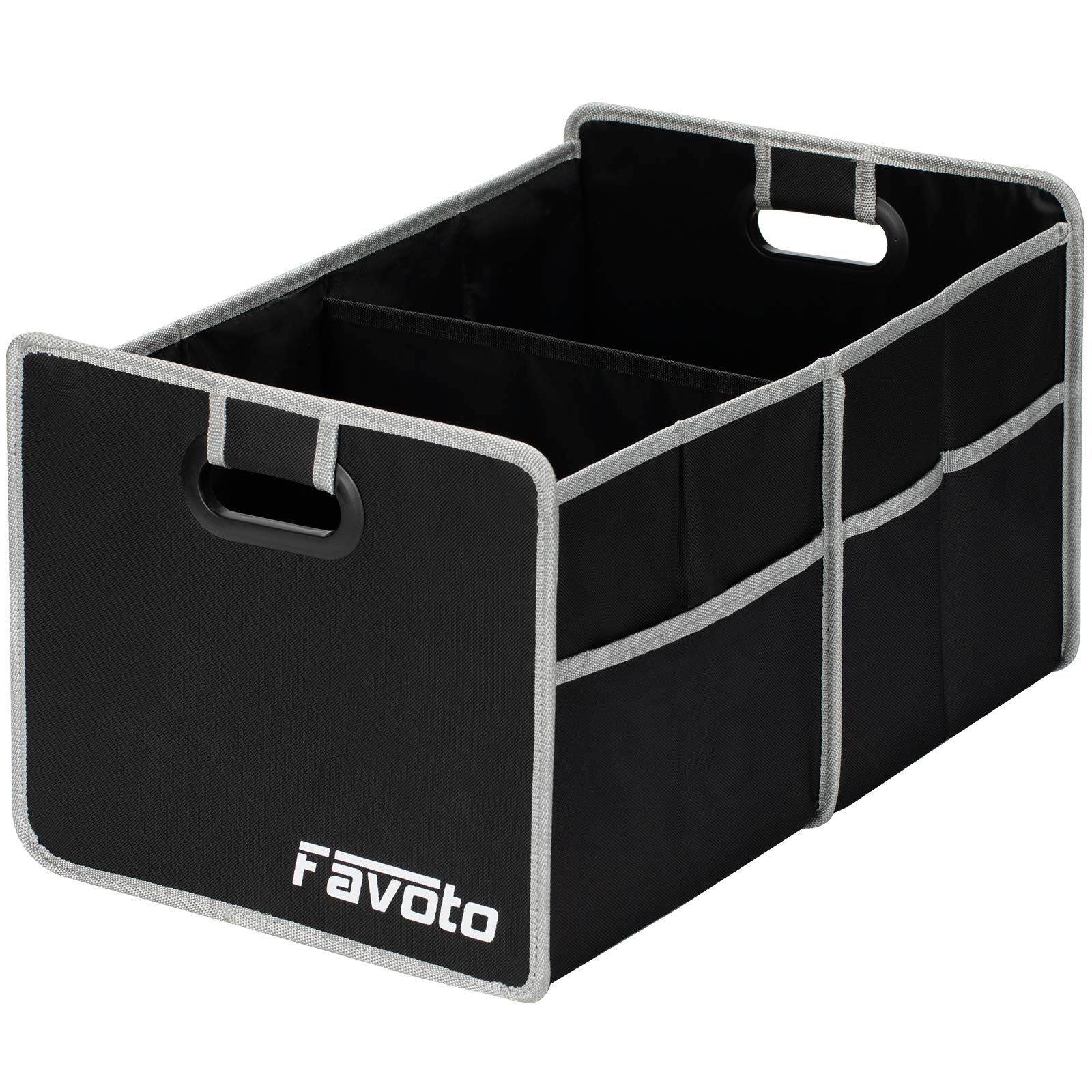 

Favoto Car Storage Trunk Багажник Багажная комната Большое автомобильное хранилище Хранение Износ Подходит для средних и малых автомобилей, таких как внедорожники и легковые автомобили Ящик, Ящик, чёрный
