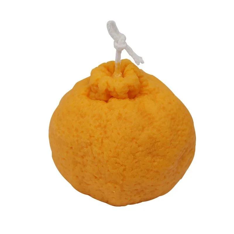 Handmade 3D Molds Orange Candle Ice Mold Silicone Mold DIY Fruit Ugly Orange Silicone Ice Cube Candle Molds Accessories Supplies