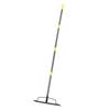 16 Tines Garden Rake Metal Heavy Duty Multifunctional Bow Rake for Leveling Soil Clearing Weeds Thatch