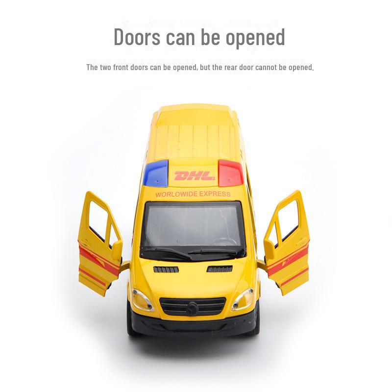 Children's Alloy Toy Van: Ambulance, Fire, SWAT Model - Pull Back Action, Free Shipping