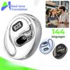 Real Time Translation Headphones 144 Languages Translator Earphones Wireless Bluetooth 5.4 Headsets for Business Office Travel