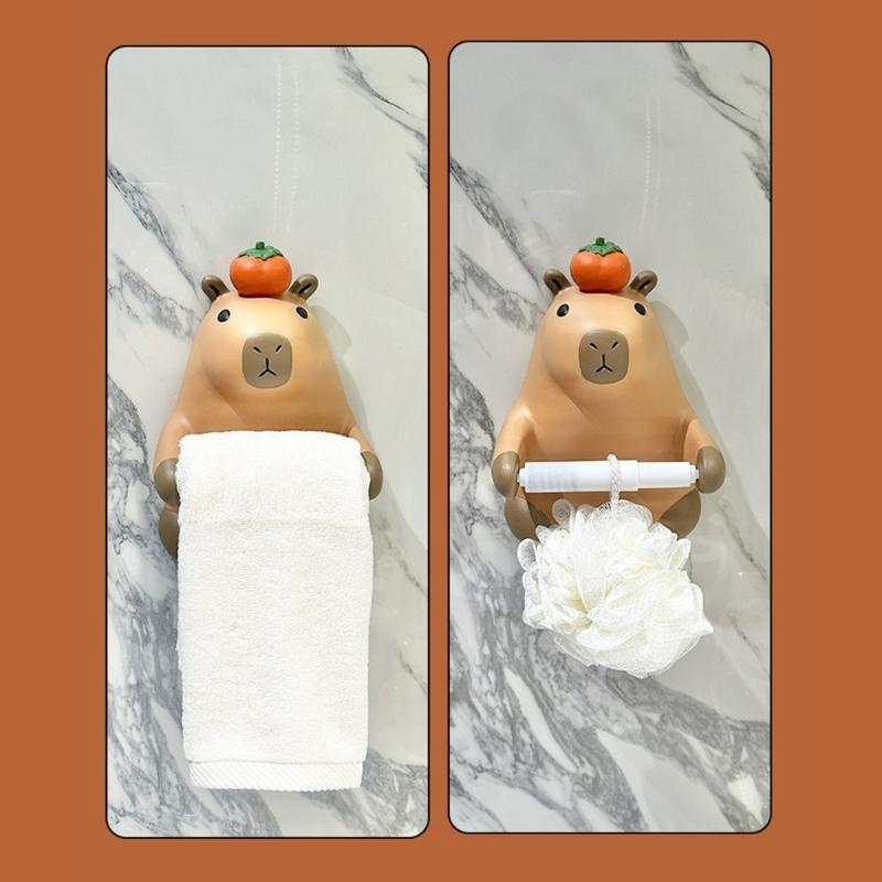 Cute Capybara Shape Tissue Dispenser Elegant Capybara Tissue Container Paper Stand Rack Great For Modern Interiors