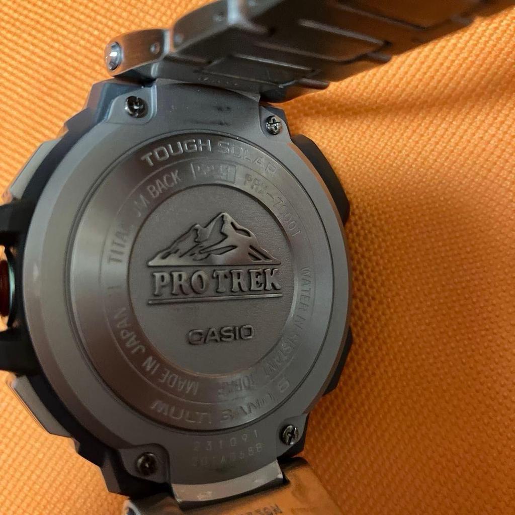 Used CASIO Casio PRX7000T Protrek Radio Solar *Currently undergoing manufacturer repair