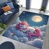 1pc Unicorn Fantasy Office Chair Mat - Anime Cartoon Design, Non-Slip Carpet for Home Decor, Suitable for All Seasons, Perfect Gift for Office and Gam