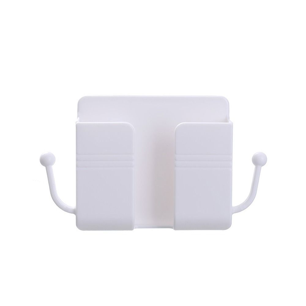 

1Pcs Mobile Phone Plug Remote Control Organizer USB Charging Stand Phone Charging Holder Rack white