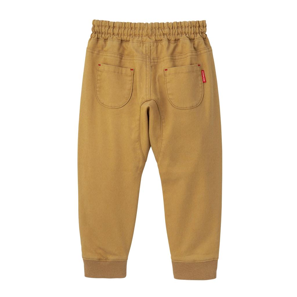 MIKIHOUSE Web Limited Stretch Pants with Logo, Baby Kids, Size 130cm, Beige, Model 10-3220-680