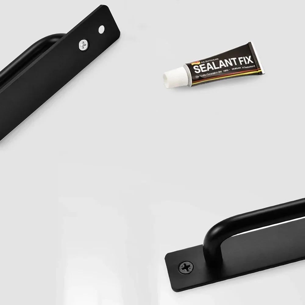 Industrial Style Aluminum Alloy Handle for Wooden Doors and Sliding Doors Stable and Strong Screw Installation
