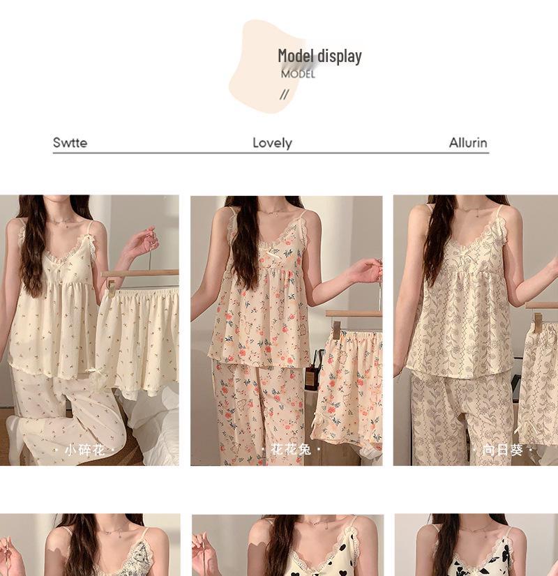 Summer Three-Piece Suit: Thin Woven Cotton with Chest Pad - Includes Suspenders, Shorts, and Trousers for Indoor and Outdoor Wear