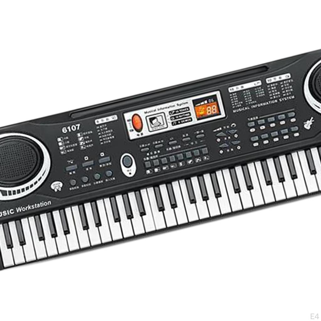 61 Keys Electronic Piano for Children, Musical Keyboard, Self-entertainment Sound Toys, Holiday
