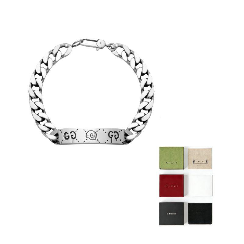GUCCI Ghost 925 Sterling Silver Bracelets