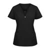 Women's Short Sleeve V-Neck Pocket Care Workers T-Shirt Tops