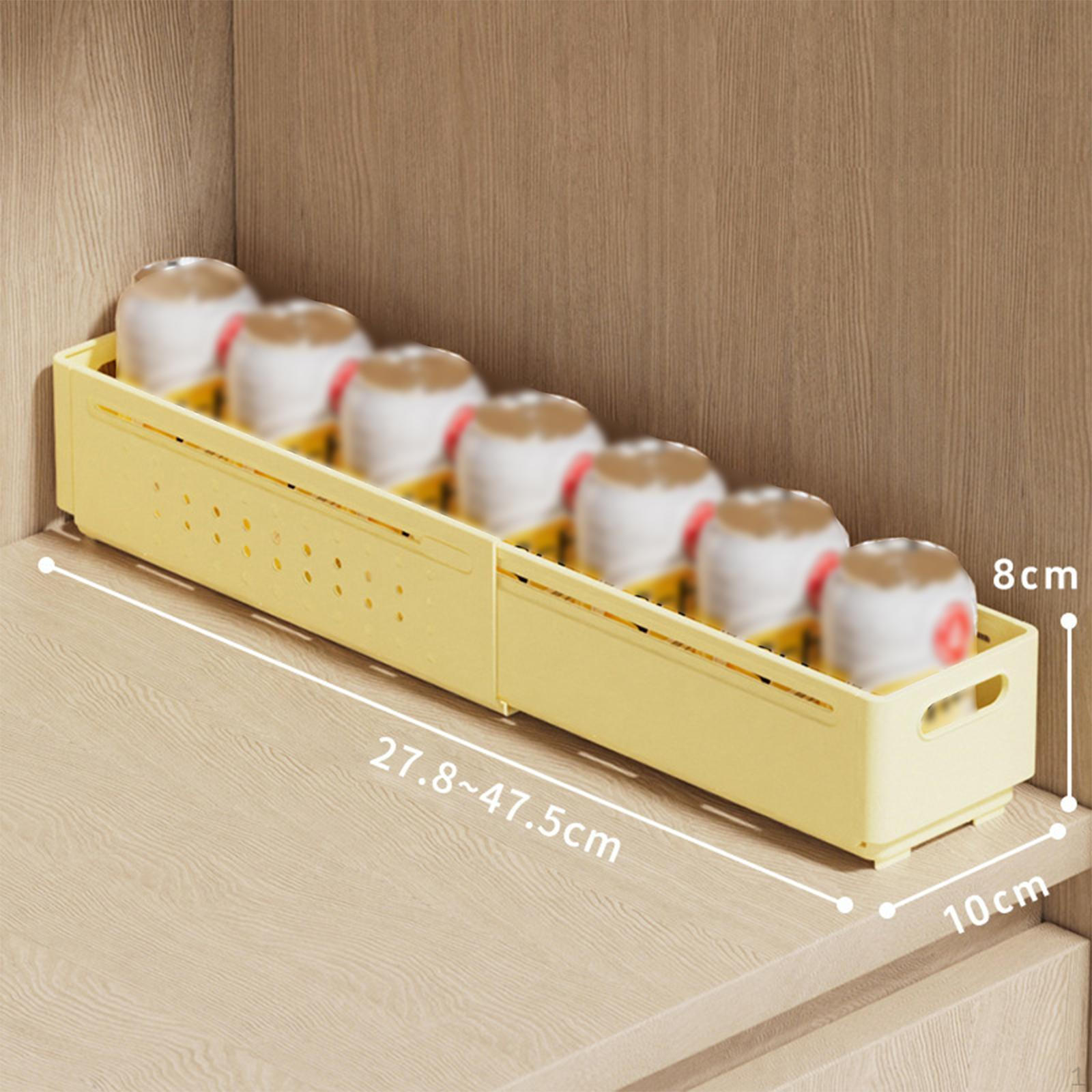 

Удобный органайзер для ящиков с ручками. Универсальное решение для хранения вещей дома. Creamy Small