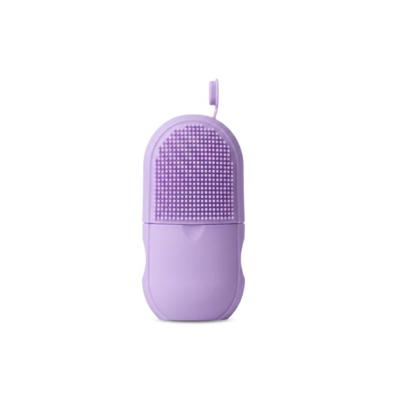 Silicone Face Ice Cube Mold For Beauty And Skin Care Silicon Face Ice Roller With Cleansing Brush