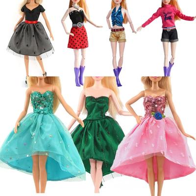 Fashion Kids Gift Toy DIY Girl Clothes Dolls Dress Doll Accessories Casual Wear