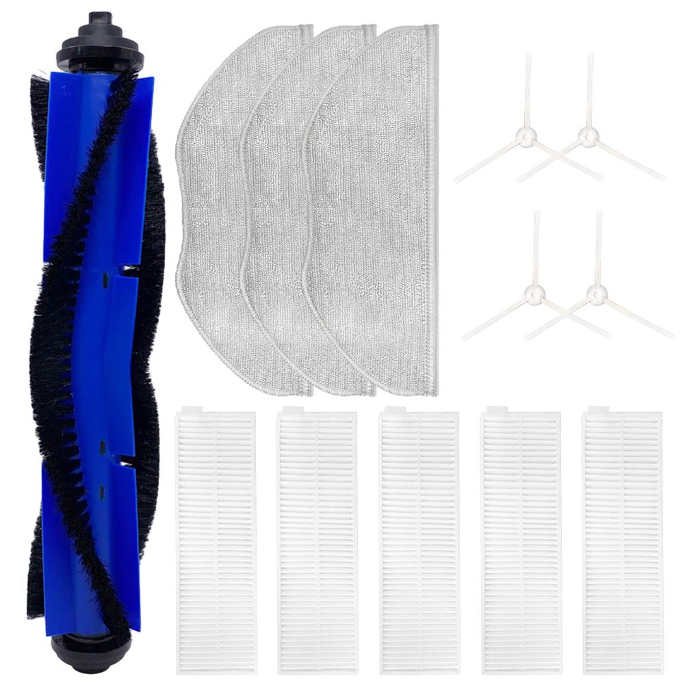 1 Set Main Side Brush Filter Kit For Tefal Rowent For X-plorer Series 95 RG7987 Vacuum Cleaner Accessories Spare To Replace
