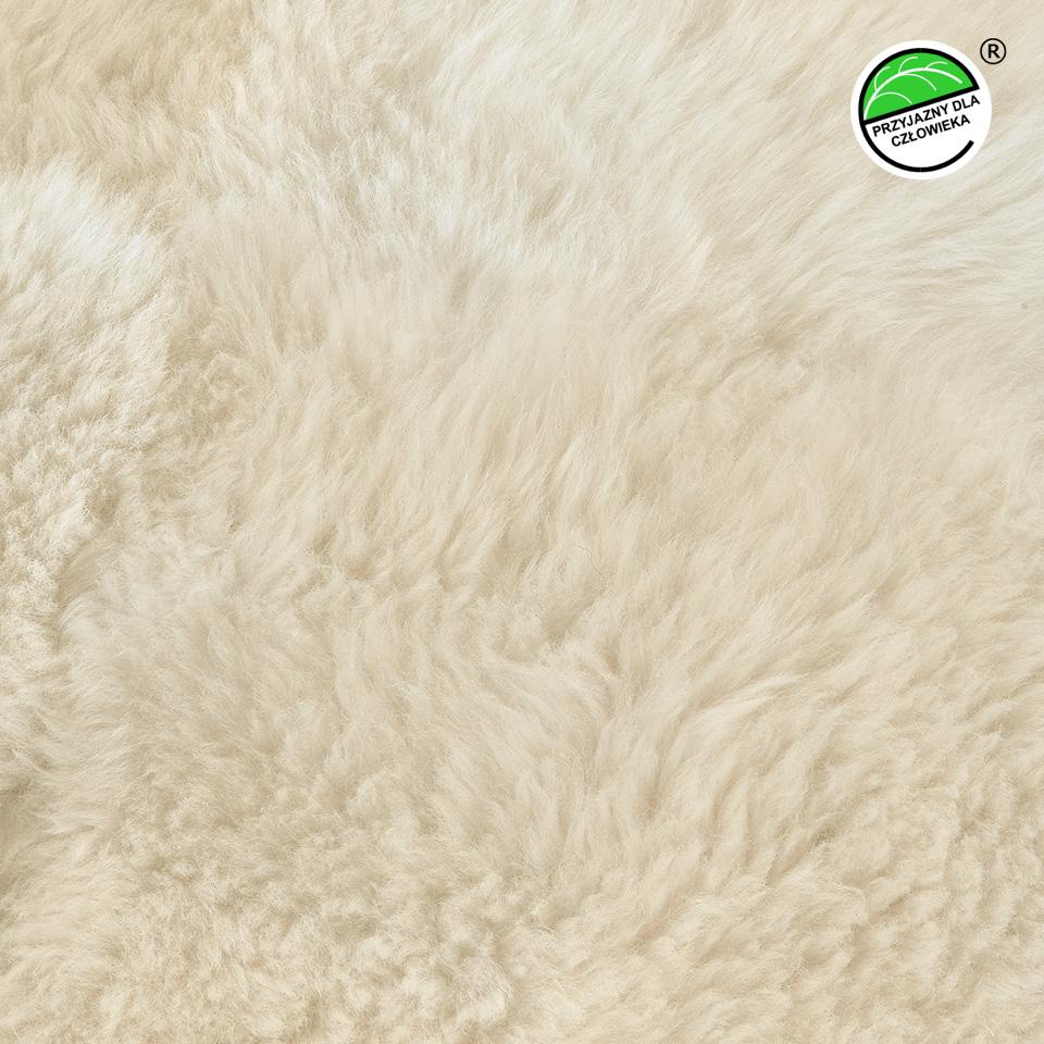 Φυσικό δέρμα προβάτου Λευκό 100-110cm μέγεθος 100-110cm
