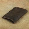 Ethnic Style Crazy Horse Leather Passport Holder Wallet