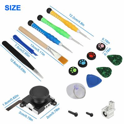 4er-Pack Joycon Joystick Ersatz 3D Joystick Analog Links/Rechts Daumensticks Sensor Kappen Für Nintendo Switch Joy Con Controller