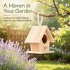 4Pcs Durable Hanging Bird House Hanging Design Insect Resistant Wooden Bird Cage Moisture Resistant Premium Platane Wood
