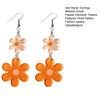 1 Paio Orecchini Pendenti Floreali da Donna Orecchini a Gancio Floreali in Acrilico 2D Ipoallergenici Leggeri Orecchini Pendenti Floreali Gioielli alla Moda
