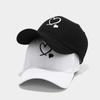 Bestickte Herzmuster Personalisierte Baumwoll-Baseballkappe für Männer und Frauen Personalisierte Papa-Kappen Sorority-Hut