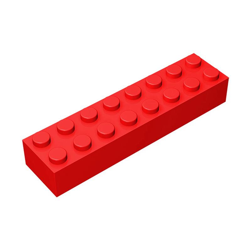 MOC 10PCS 3007 2x8 Building Blocks 93888 High-Tech Plate House Castle Bricks Educational Particle Idea Toy Children Xmas Gifts