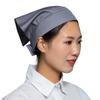 Working Cap Restaurant Triangle Hair Kerchief Vintage Fashion Cotton Chef Hat Hygiene Work Cap for Restaurant Accessories