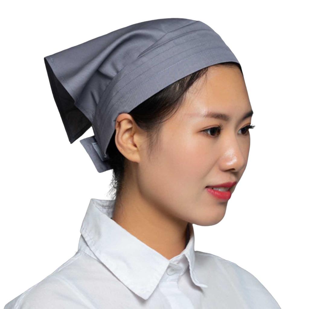 Working Cap Restaurant Triangle Hair Kerchief Vintage Fashion Cotton Chef Hat Hygiene Work Cap for Restaurant Accessories