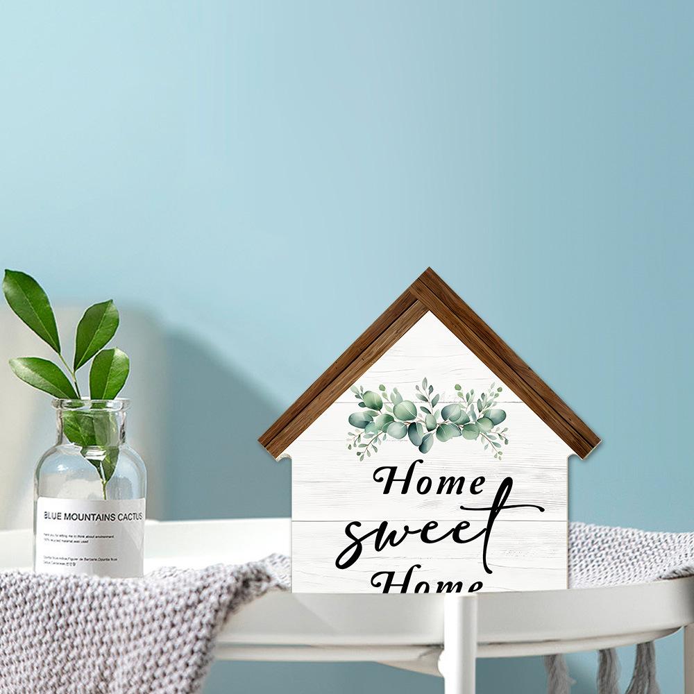 6pc Bird Shaped Wooden Signs, Wooden Tabletop Decorations, Handicrafts, Wooden Home Decor Ornaments