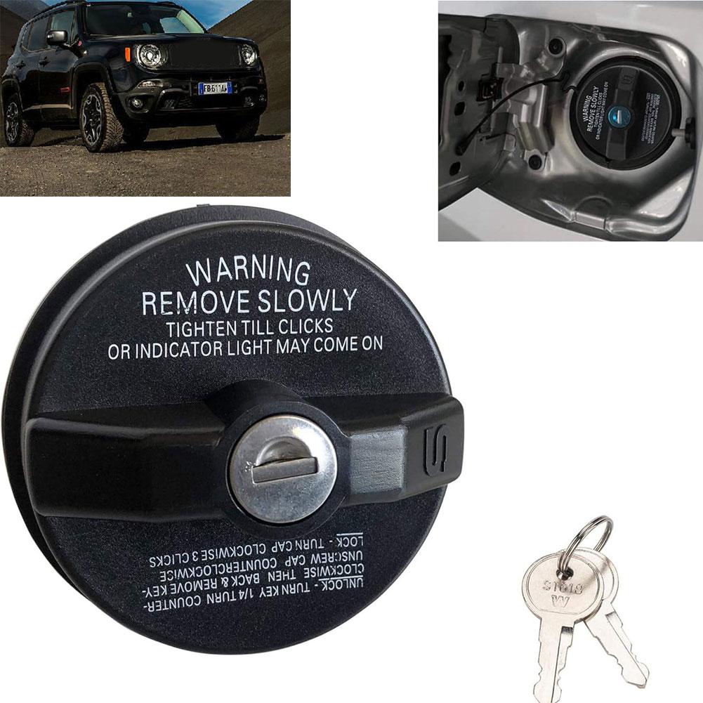 Locking Fuel Tank Cap With Keys For Jeep Chrysler 2015-2021 OE 5278655AA Fuel Tank Cap For Automotive Replacement V4U8